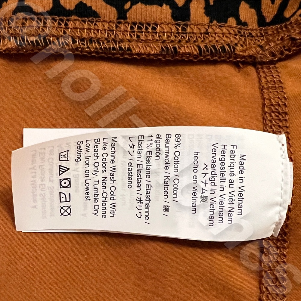 J. Crew Weekend High Rise Cheetah Print 7/8 Leggings NWT - Picture 13 of 14